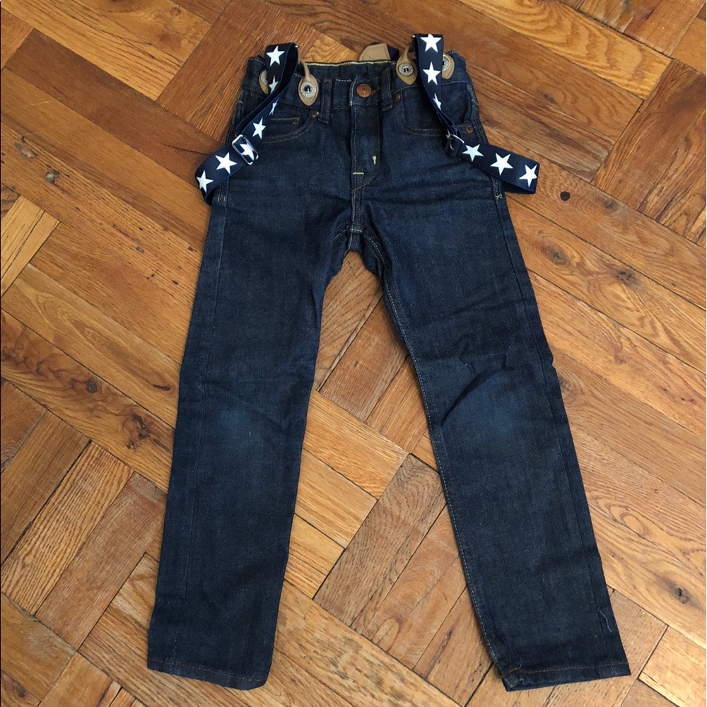 H&M jeans with Suspenders
